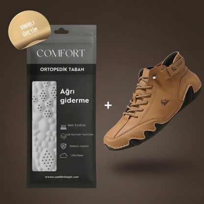 Vogldeck-Deri Su Geçirmez Nefes Alabilen Ortopedik Ayakkabı