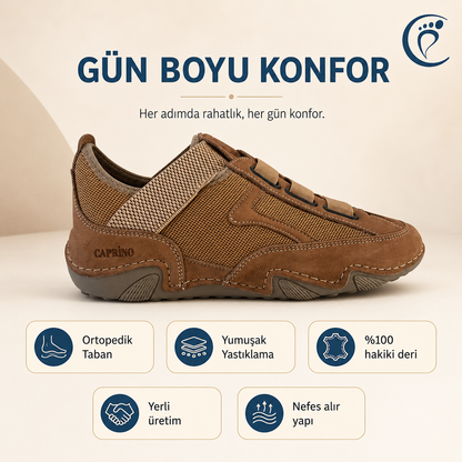 Relaxify ortopedik erkek deri ayakkabı
