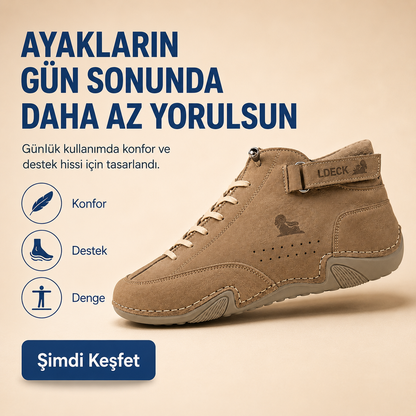 Vogldeck Deri  Nefes Alabilen Ortopedik Ayakkabı