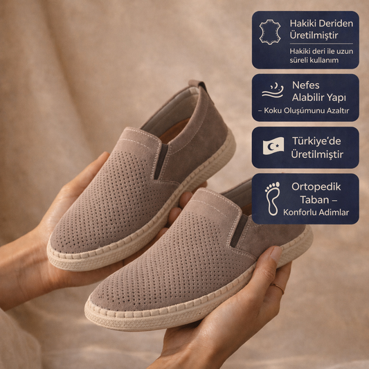 Comfort dikişli taban ortopedik tabanlı erkek ayakkabısı
