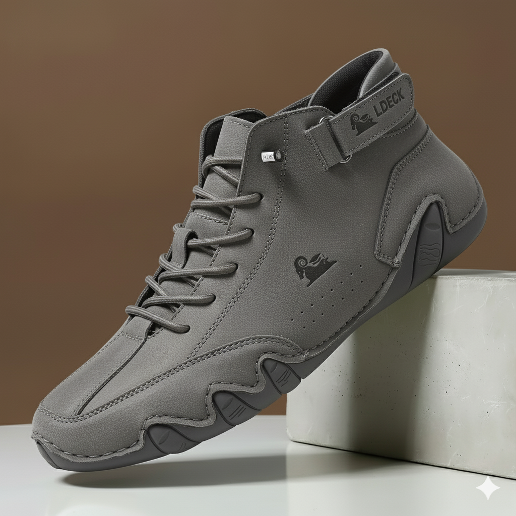 Vogldeck-Deri Su Geçirmez Nefes Alabilen Ortopedik Ayakkabı