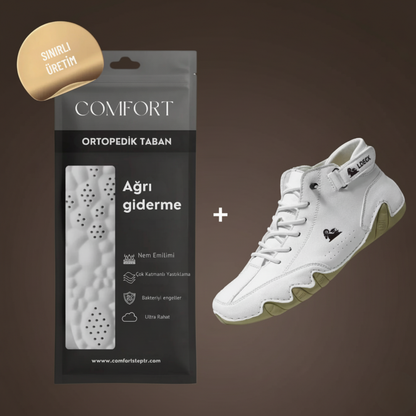 Vogldeck-Deri Su Geçirmez Nefes Alabilen Ortopedik Ayakkabı