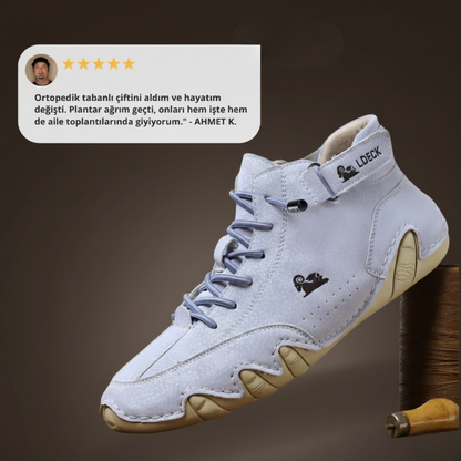 Vogldeck-Deri Su Geçirmez Nefes Alabilen Ortopedik Ayakkabı