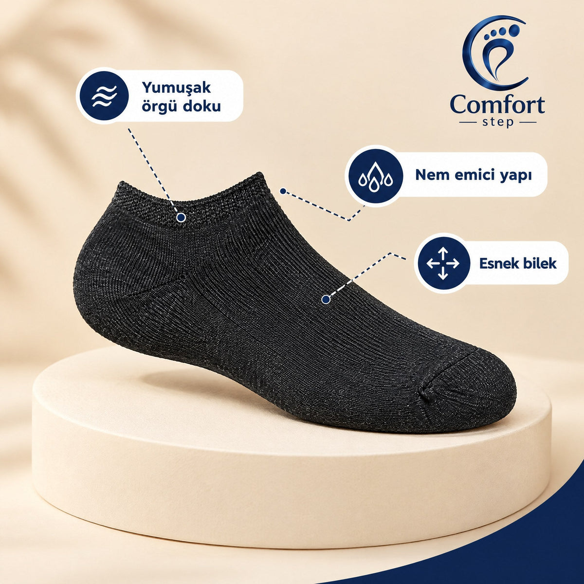 ComfortStep Çoraplar – öne çıkan özellikler