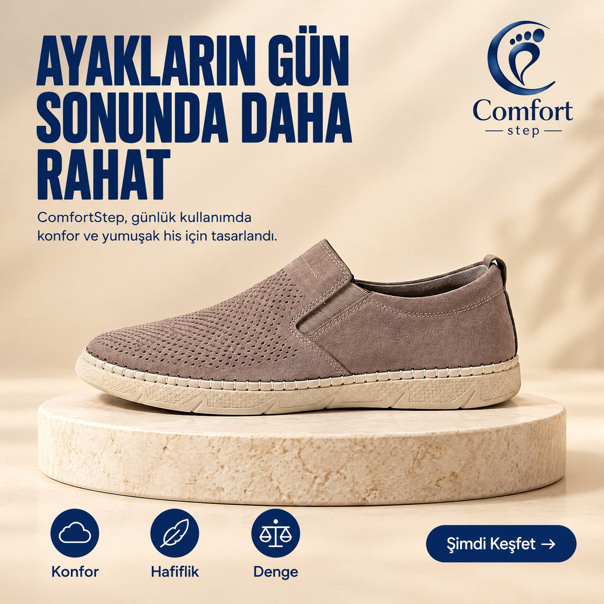 Comfort Dikişli Taban – gün sonunda daha rahat