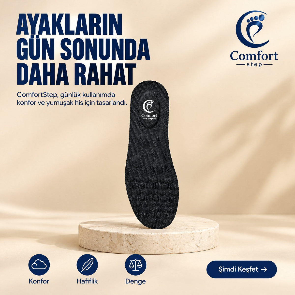 Comfort Tabanlık – gün sonunda daha rahat